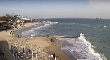 Море в Одессе, скриншот из видео